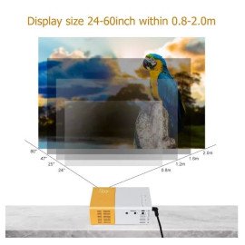 Projetor Led Portátil 1080p Cinema Filme Futebol Hdmi Tv PC Multimidia