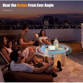 Projetor Led Portátil 1080p Cinema Filme Futebol Hdmi Tv PC Multimidia