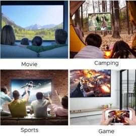 Projetor Led Portátil 1080p Cinema Filme Futebol Hdmi Tv PC Multimidia