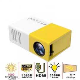 Projetor Led Portátil 1080p Cinema Filme Futebol Hdmi Tv PC Multimidia