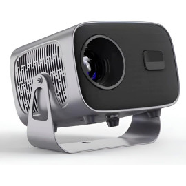 Mini Projetor Portátil 4K 1080P Full HD, Android 13, Wi-Fi 6 5G/2.4G, Bluetooth 5.2, Correção Trapezoidal, Rotação 360°