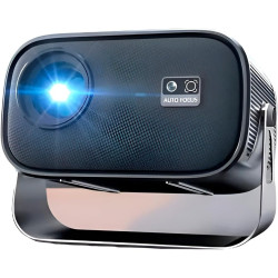 Mini Projetor Portátil 4K 1080P Full HD, Android 13, Wi-Fi 6 5G/2.4G, Bluetooth 5.2, Correção Trapezoidal, Rotação 360°