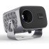 Mini Projetor Portátil 4K 1080P Full HD, Android 13, Wi-Fi 6 5G/2.4G, Bluetooth 5.2, Correção Trapezoidal, Rotação 360°