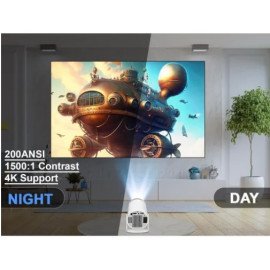 Projetor Magcubic HY300 Original Portátil Smart Android 11 4K Ultra HD HDMI Wifi Bluetooth Alto Falante Embutido