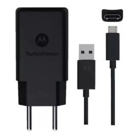 Carregador Motorola Turbo Power 30W Entrada Tipo C/V8