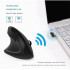 Mouse Gamer Vertical Sem Fio Ergonômico Recarregável Com Conexão USB 2.4G + Bluetooth e Ajuste de DPI
