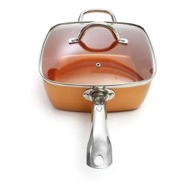 Panela Caçarola Maxchef Antiaderente 24 Cm de cerâmica