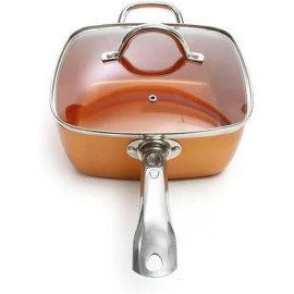 Panela Caçarola Maxchef Antiaderente 24 Cm de cerâmica