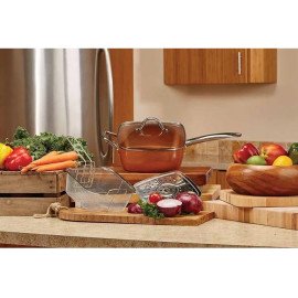 Panela Caçarola Maxchef Antiaderente 24 Cm de cerâmica