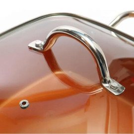 Panela Caçarola Maxchef Antiaderente 24 Cm de cerâmica