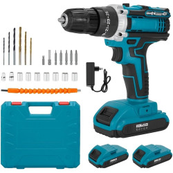 Parafusadeira Furadeira de Impacto 21V Recarregável 