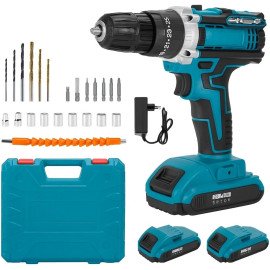 Parafusadeira Furadeira de Impacto 21V Recarregável 