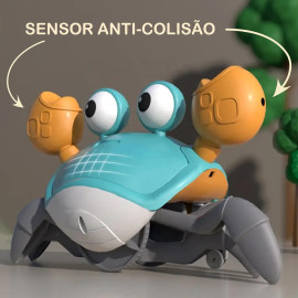 Pega Caranguejo - Brinquedo com Música, Que Anda e Evita Obstáculos 