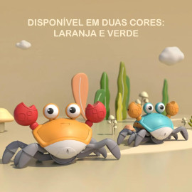 Pega Caranguejo - Brinquedo com Música, Que Anda e Evita Obstáculos 