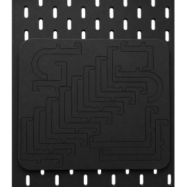 Pegboard MDF Preto 80x54cm, Painel Organizador Setup Gamer e Home Office
