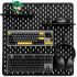 Pegboard MDF Preto 80x54cm, Painel Organizador Setup Gamer e Home Office