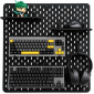 Pegboard MDF Preto 80x54cm, Painel Organizador Setup Gamer e Home Office