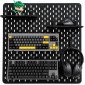 Pegboard MDF Preto 80x54cm, Painel Organizador Setup Gamer e Home Office