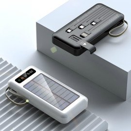 Power Bank Solar Portátil de 10000mAh/20000mAh