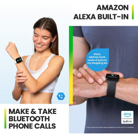 Relógio Smartwatch Amazfit Bip 5 A2215 Preto Com Alexa Gps