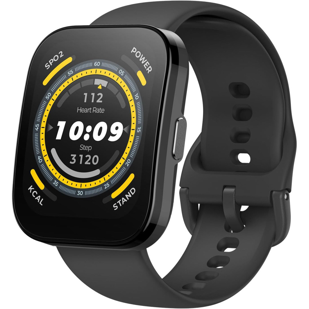 Relógio Smartwatch Amazfit Bip 5 A2215 Preto Com Alexa Gps