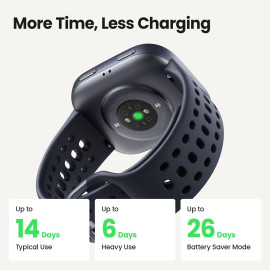 Relógio Smartwatch Amazfit Bip 5 A2215 Preto Com Alexa Gps