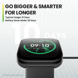 Relógio Smartwatch Amazfit Bip 5 A2215 Preto Com Alexa Gps