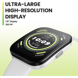 Relógio Smartwatch Amazfit Bip 5 A2215 Preto Com Alexa Gps