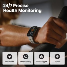 Relógio Smartwatch Amazfit Bip 5 A2215 Preto Com Alexa Gps