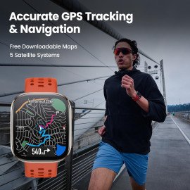 Relógio Smartwatch Amazfit Bip 5 A2215 Preto Com Alexa Gps