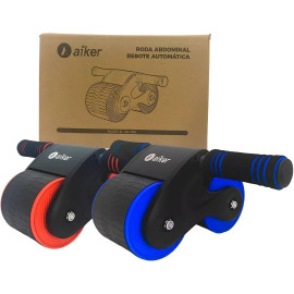 Roda Abdominal com Rebote Automático e Revestimento em Borracha