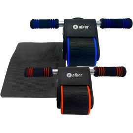 Roda Abdominal com Rebote Automático e Revestimento em Borracha