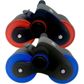 Roda Abdominal com Rebote Automático e Revestimento em Borracha