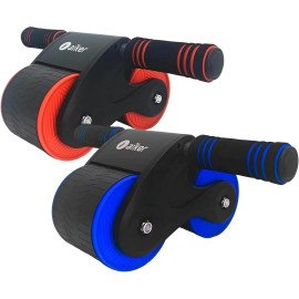 Roda Abdominal com Rebote Automático e Revestimento em Borracha