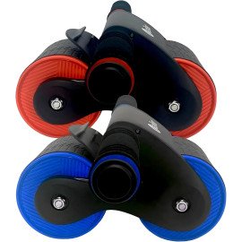 Roda Abdominal com Rebote Automático e Revestimento em Borracha