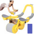 Roda abdominal de recuperação automática com temporizador e almofada