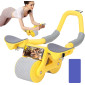 Roda abdominal de recuperação automática com temporizador e almofada