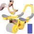 Roda abdominal de recuperação automática com temporizador e almofada