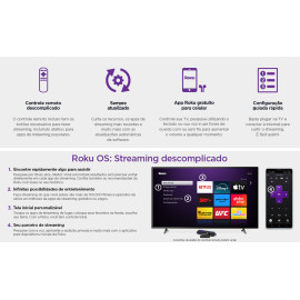 Roku Express -  Dispositivo de streaming para TV HD/Full HD 4K compatível com Alexa, Siri e Google. Inclui Cabo HDMI