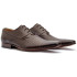 Sapato Social Masculino Oxford Couro Frequência (Preto/Marrom)