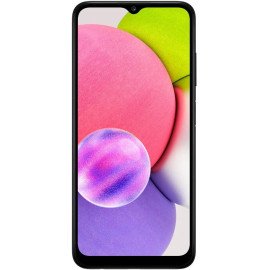 Smartphone Samsung Galaxy A03s, Selfie de 5MP, Tela de 6.5", 64GB, 4GB RAM, Octa Core, Dual Chip Preto