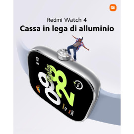 Smartwatch Xiaomi Redmi Watch 4 Hyper OS M2315W1 Silver Gray (Versão Global)