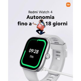 Smartwatch Xiaomi Redmi Watch 4 Hyper OS M2315W1 Silver Gray (Versão Global)