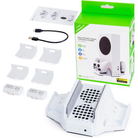 Base Cooler para Xbox Series S com Carregador, Controle e Bateria de 800mah
