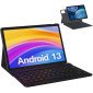 Tablet E1038 10.1" Android – 6GB RAM + 128GB | Touch + Teclado + Capa Inclusos | Ideal para Estudo, Trabalho e Entretenimento