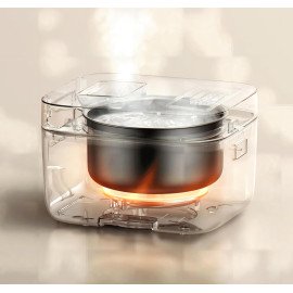 Xiaomi Panela de arroz multifuncional 4 L, compacta e rápida, cozimento de arroz antiaderente