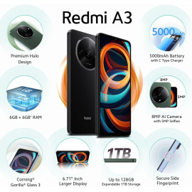 Celular Smartphone Xiaomi Redmi A3 128GB/4GB