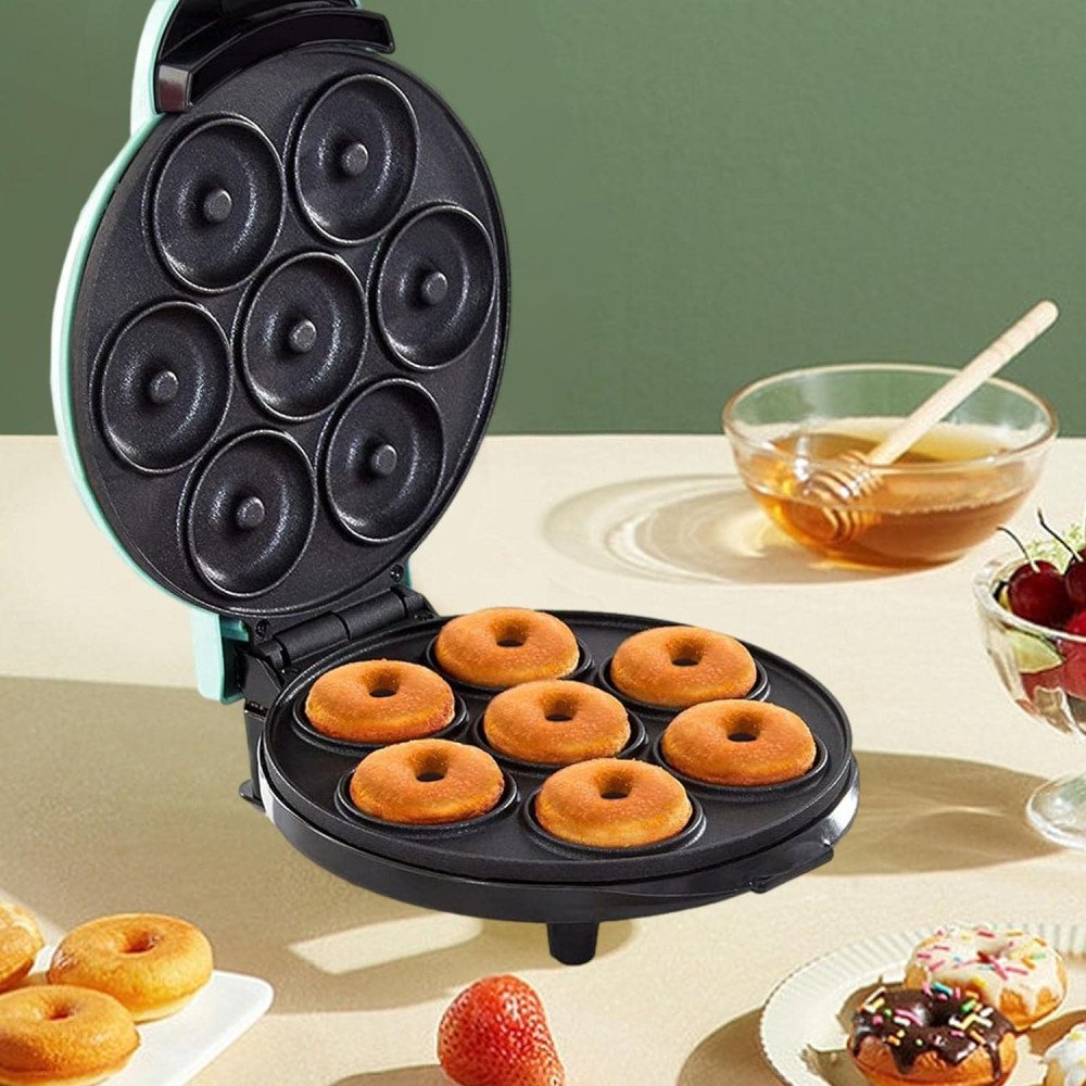 Electric and non-stick donut maker