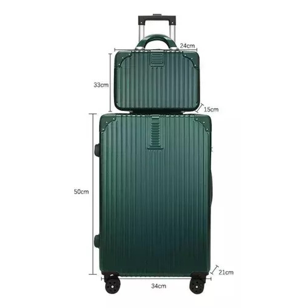 Suitcase and travel bag with 360° wheels Size S ABS