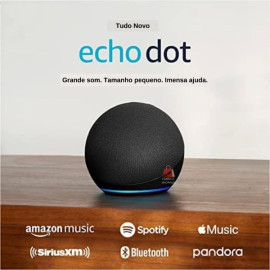 Amazon Echo Dot 5th Gen com assistente virtual Alexa